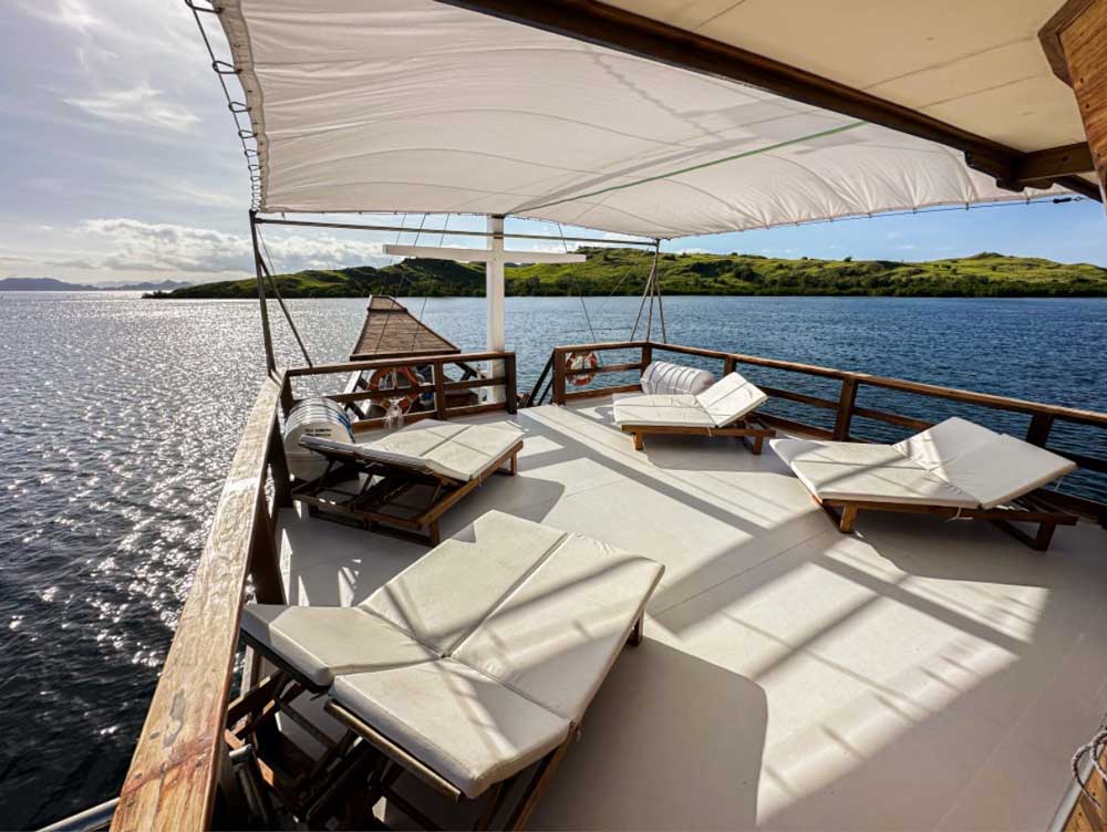 Komodo Sea Dragon sun deck view